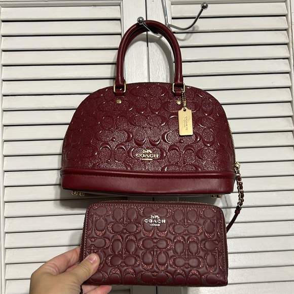Coach Handbags - Sold | Coach crossbody & wallet set